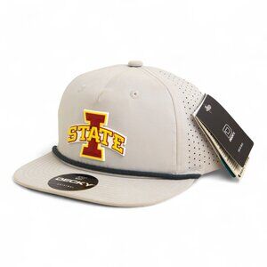 Iowa State Cyclones 3D Perforated Rope Hat- Grey/ Charcoal